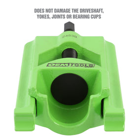 OEMTOOLS beside a tape measure for size comparison and fit verification