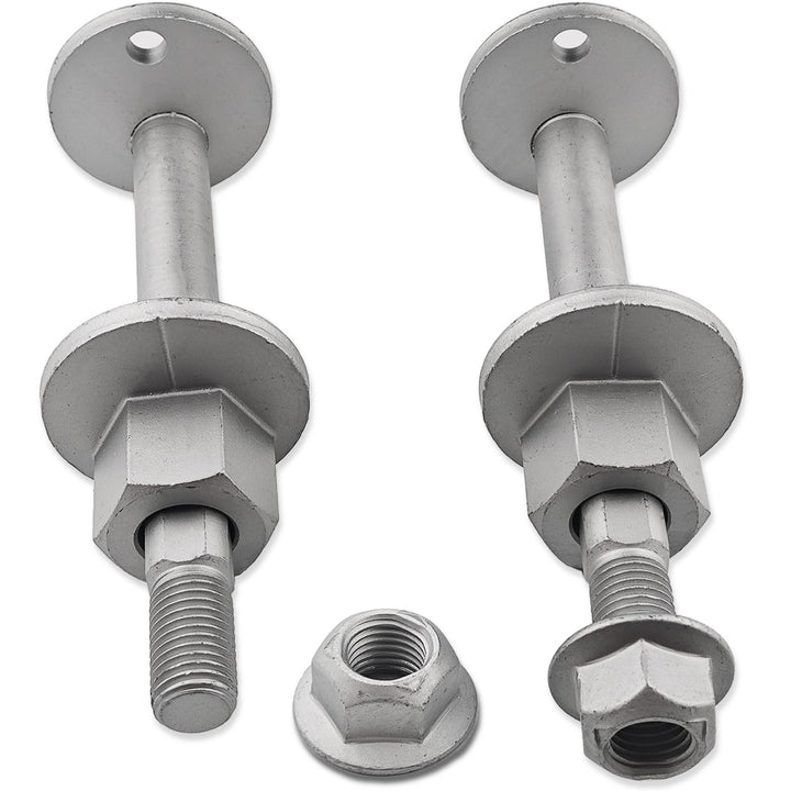 OEMUTA packaging showing front lower control arm camber bolts kit and fitment info for easy identification