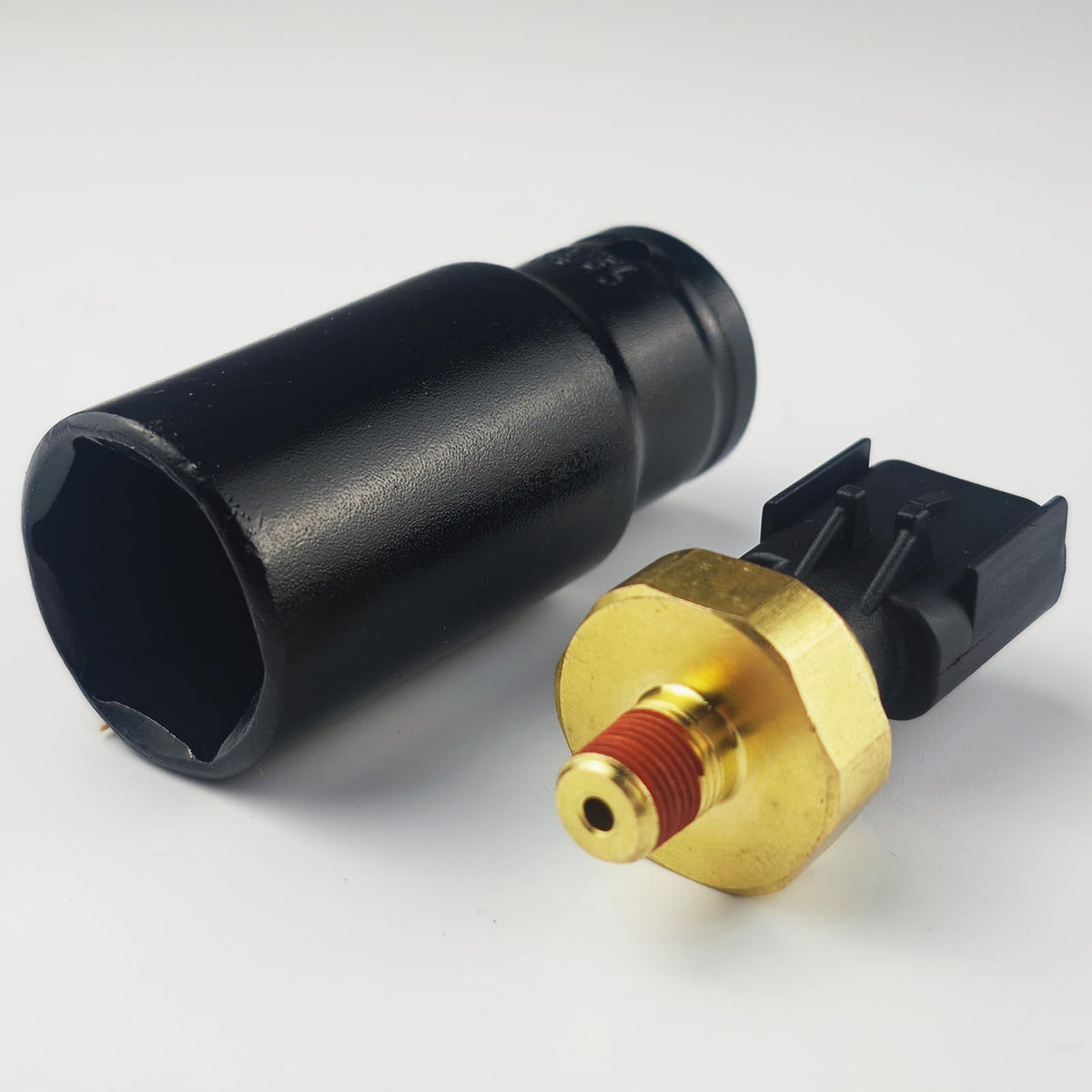 OEMUTA sensor size scale with ruler showing compact design and easy access benefit