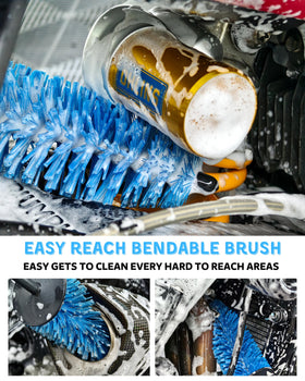 oesee chain brush detail scrubbing sprocket for deeper cleaning