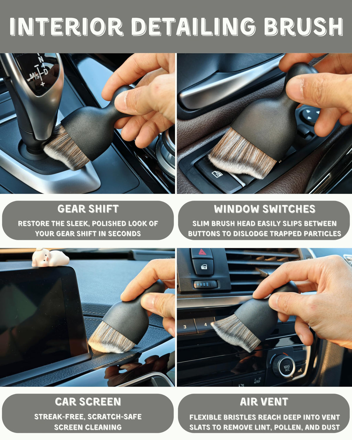 oesee chamois cloth and microfiber towel folded for fast absorption and lint-free polishing