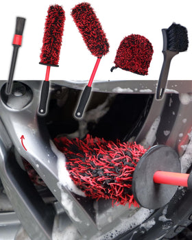 oesee front packaging showing complete wheel brush kit and benefits