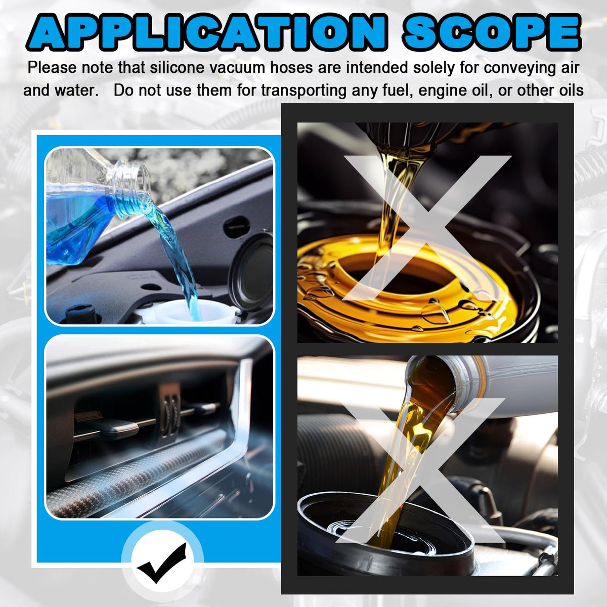 OFBAND hose bent sharply to show flexibility and kink resistance under stress