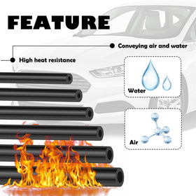 OFBAND installed under hood showing vacuum line routing benefit of heat resistance
