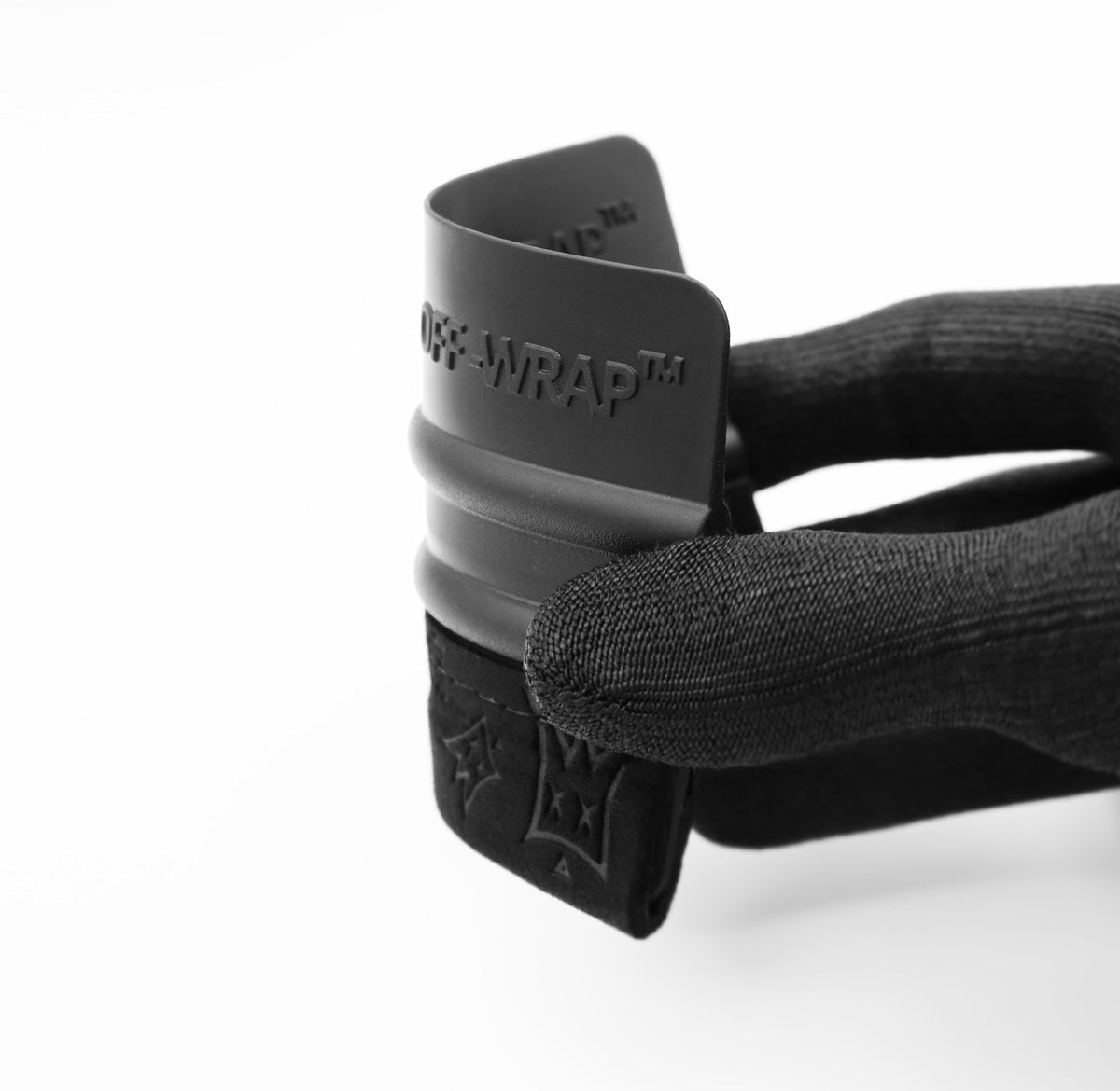 Off-Wrap small squeegee tucked into a corner showing precise control and neat tuck-ins
