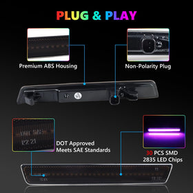 OFFKAT 24-key remote with buttons visible for easy color and mode adjustments benefit