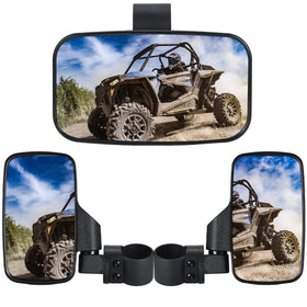 OFIG front packaging and kit showing complete mirror set and hardware, clarifies contents