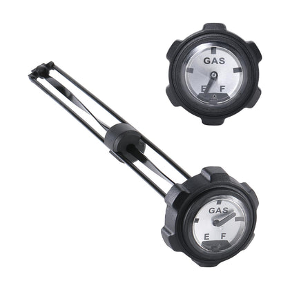 OFIG gas cap front view showing gauge and easy-read display benefit