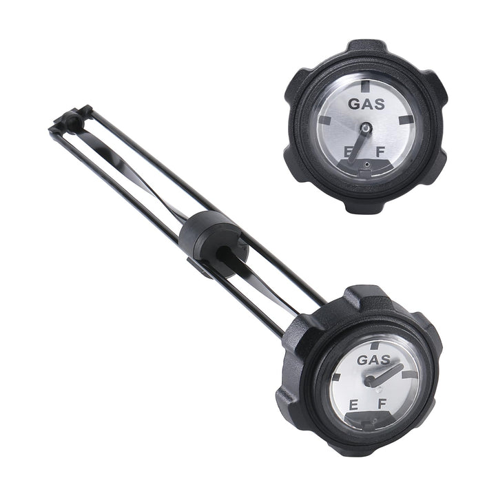 OFIG gas cap front view showing gauge and easy-read display benefit