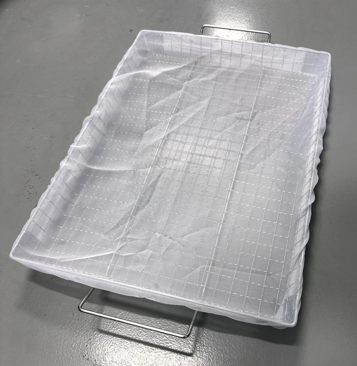 OFUNPARRTS front view of filter bag showing elastic top and durable fabric benefit