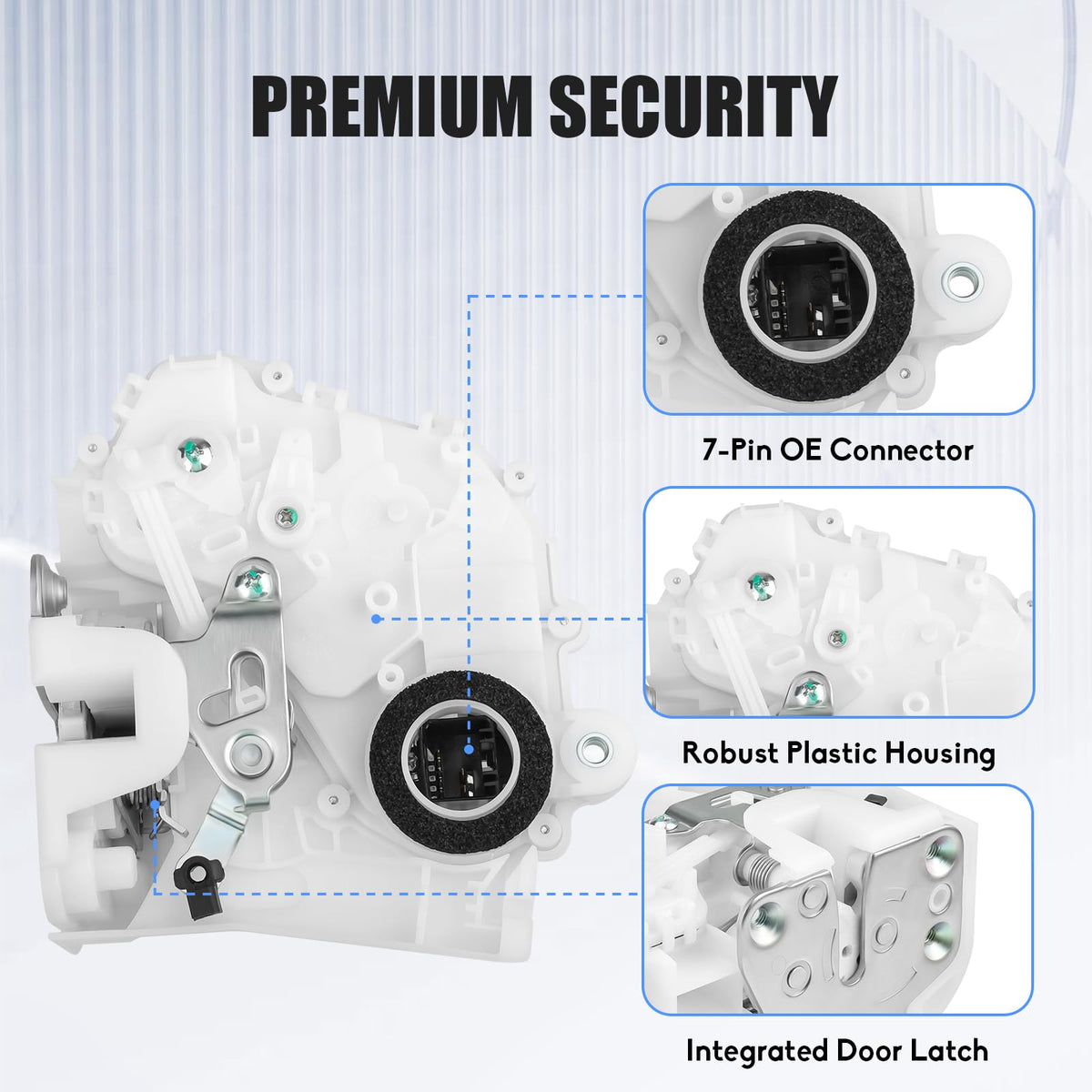 OGATOO actuator motor and gear detail highlighting robust construction benefit