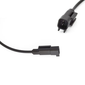 OGATOO sensor installed at front wheel hub showing correct placement and safety benefit