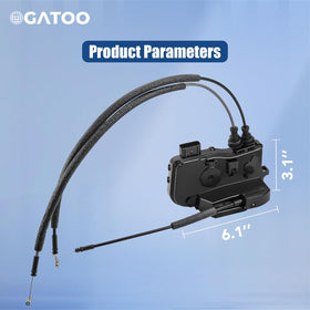 OGATOO actuator installed inside door showing restored lock movement and quiet operation