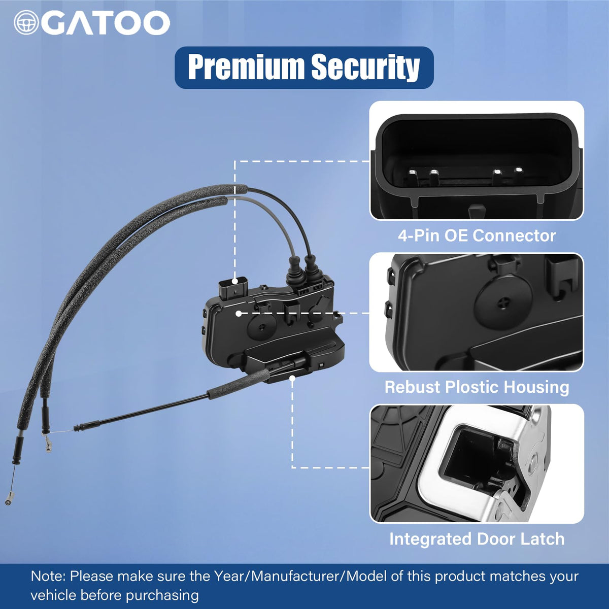OGATOO actuator label with OE numbers for accurate part identification and compatibility