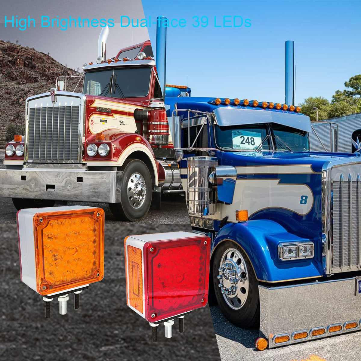 OGATOO mounted on trailer fender showing visibility while towing