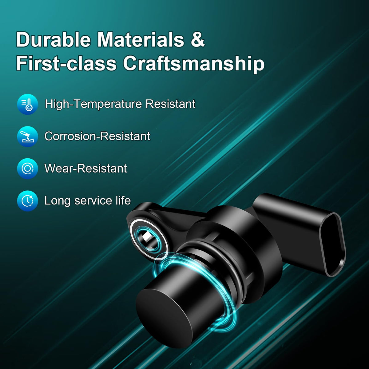 OGATOO sensor beside ruler shows compact size for correct part selection and fitment