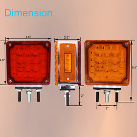 OGATOO light next to ruler showing compact size and fit advantage