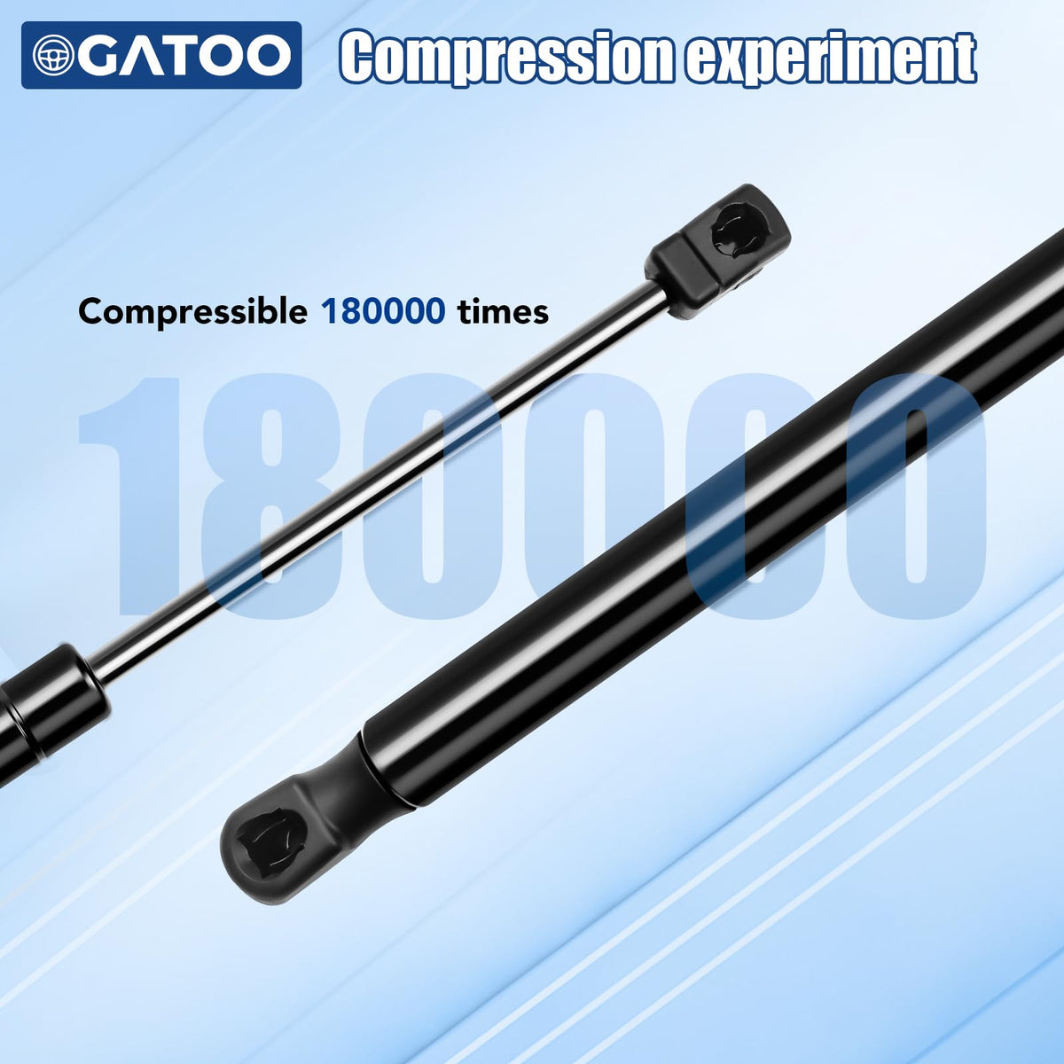 OGATOO struts beside ruler showing measurements for accurate fitment