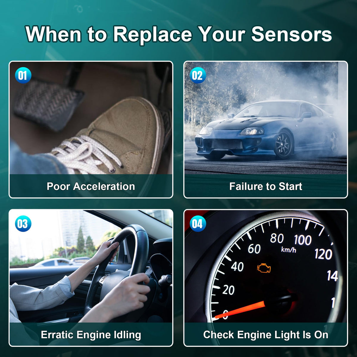 OGATOO two sensors laid out to show included pair and value for maintenance