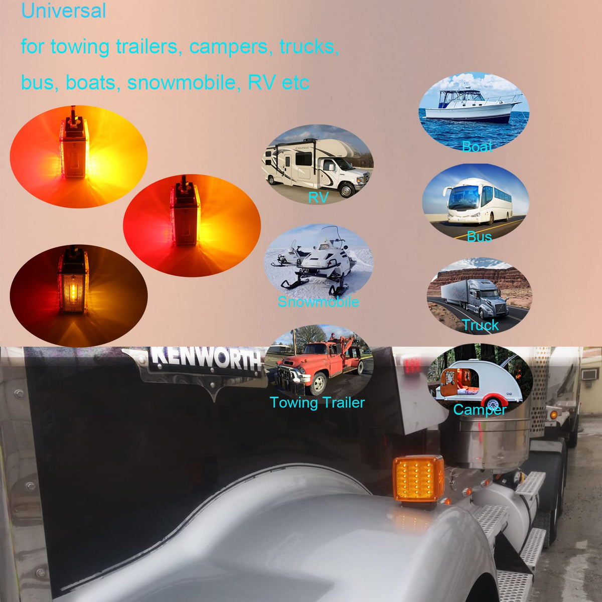OGATOO light with water splashes demonstrating IP65 weather protection