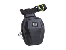 OGIO molded leg bag front view showing structured EVA panel and sleek silhouette for protection