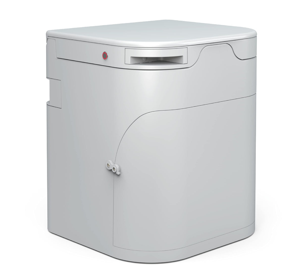 OGO front view showing compact toilet and clean design for tight spaces
