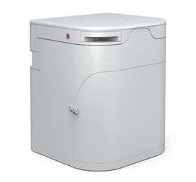OGO front view showing compact toilet and clean design for tight spaces