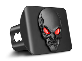 OGYE close-up of skull texture and plated finish for rust resistance