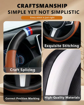 OHHMNKK cover beside a ruler showing 14.5–15 inch fit for quick size confirmation