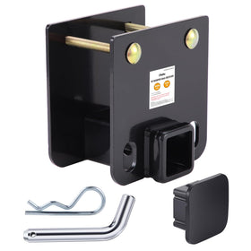 Ohuhu front view of 2-inch receiver showing solid construction and ready-to-mount benefit