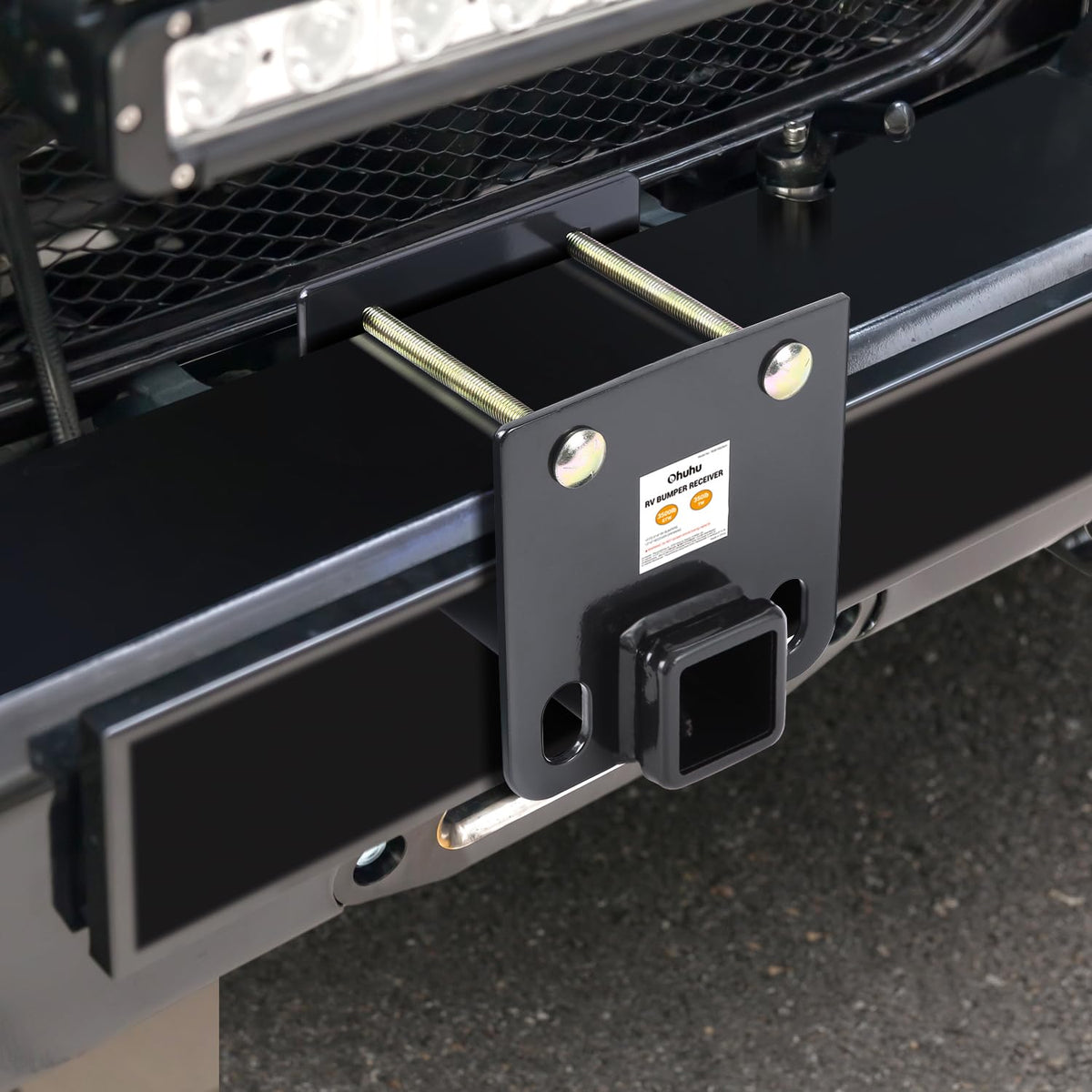Ohuhu in use with a bike rack showing practical cargo mounting and space-saving benefit
