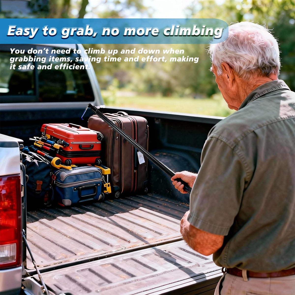 OHYV retracted compact size for easy storage and transport