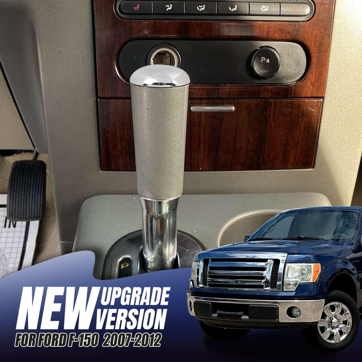 OICCTBF installed in F-150 center console showing restored interior aesthetic and functionality