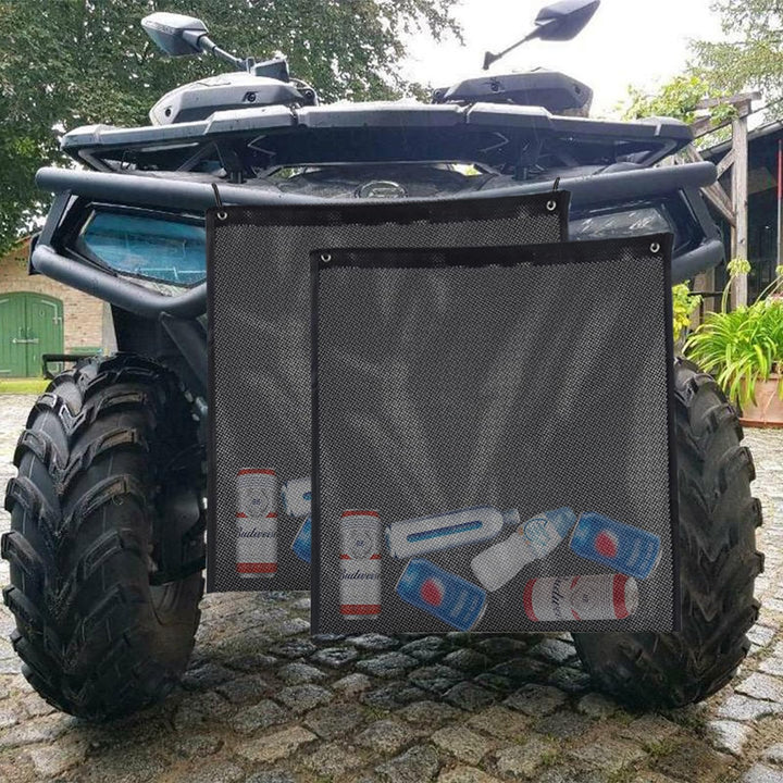 OIEKUN front view attached to roll cage showing tidy organization and accessibility