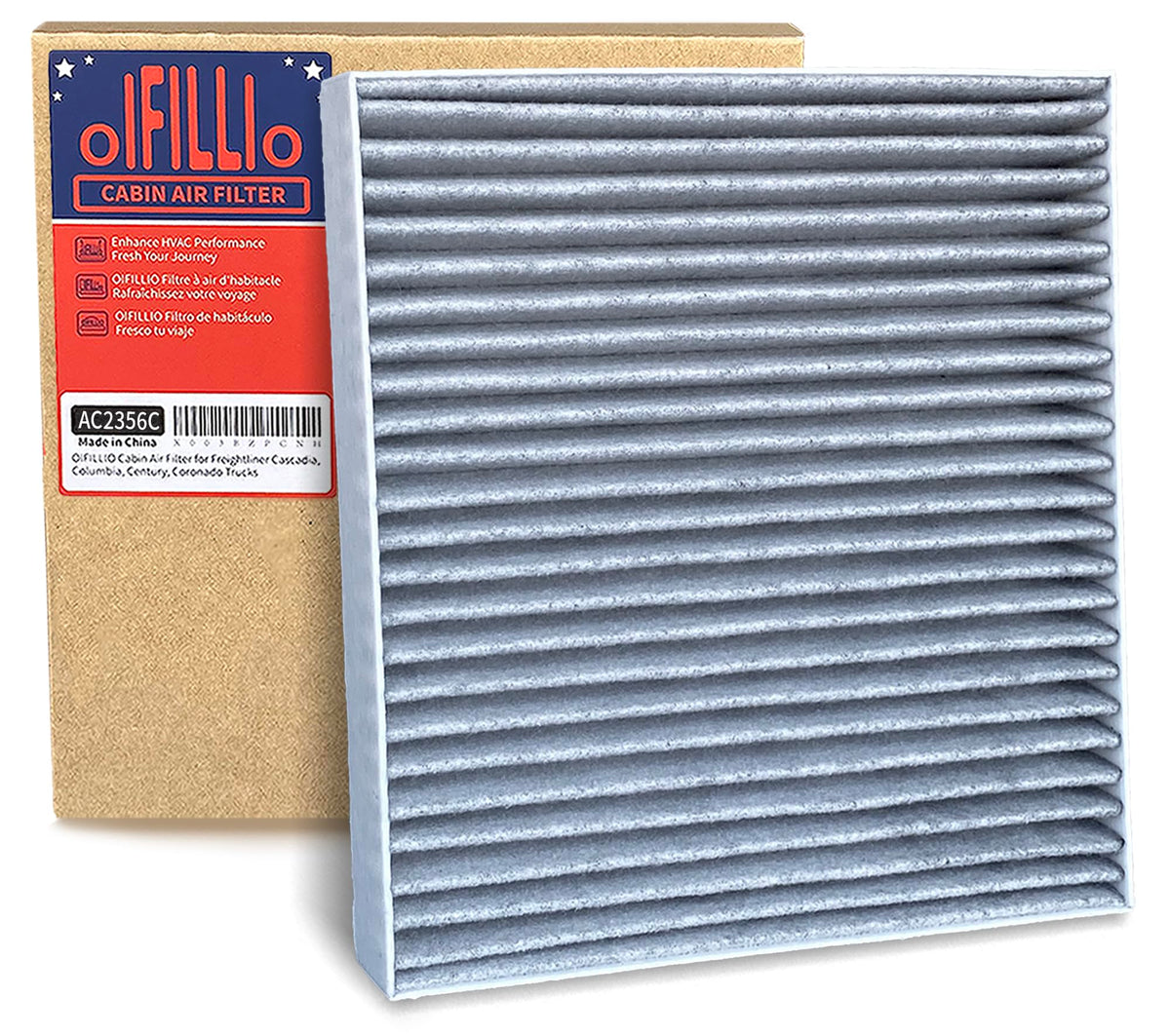 OIFILLIO engine filter mounted in intake housing to maintain airflow