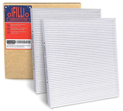 OIFILLIO front view of cabin filter showing fit and packaging benefit