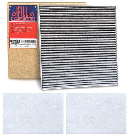 OIFILLIO front packaging showing FCA2302C and fitment benefits