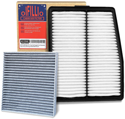 OIFILLIO front packaging showing hybrid filter kit and fit benefits