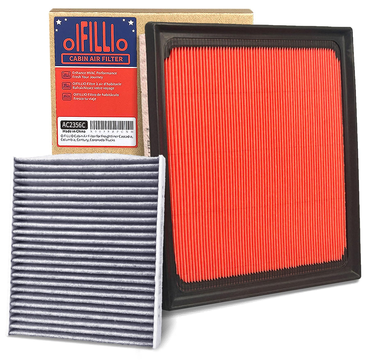 OIFILLIO front packaging showing both filters and content clarity benefit