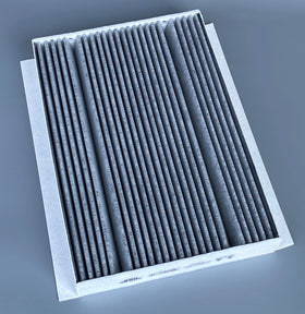 OIFILLIO cabin filter installed in Sprinter dashboard for cabin comfort