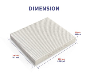 OIFILLIO filter placed inside truck cabin illustrating clean-cabin comfort benefit