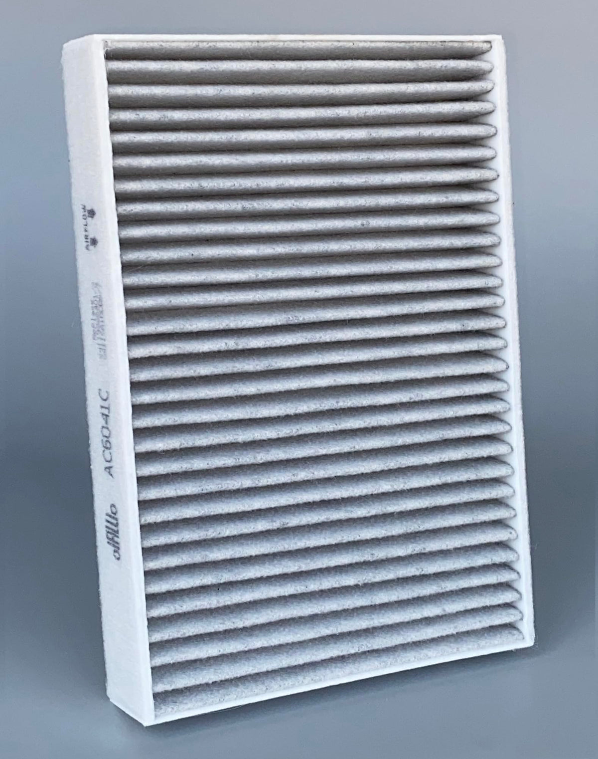 OIFILLIO side profile showing filter thickness for reliable airflow
