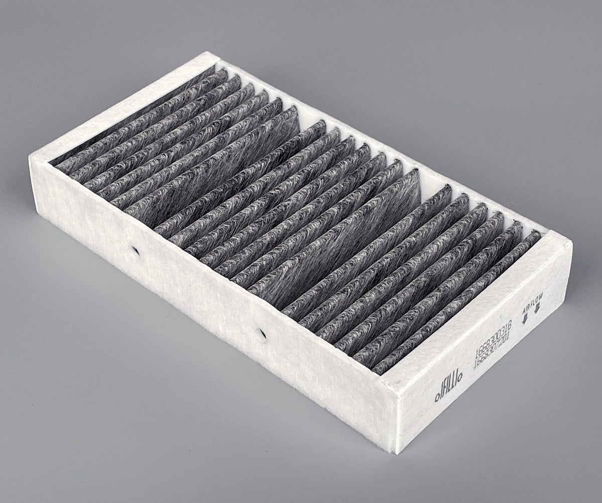 OIFILLIO filters beside ruler showing correct fit and measurement