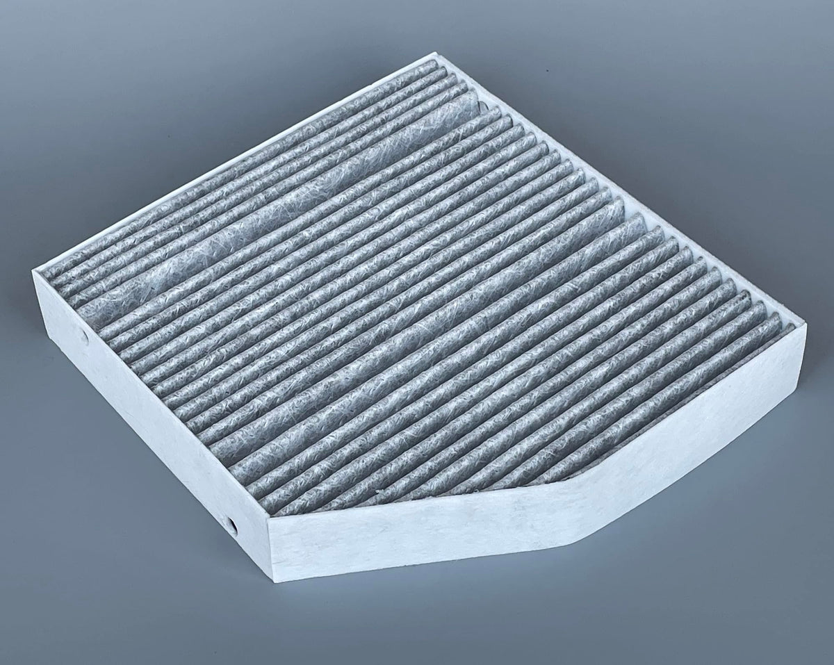 OIFILLIO filter next to ruler for scale showing correct OEM dimensions