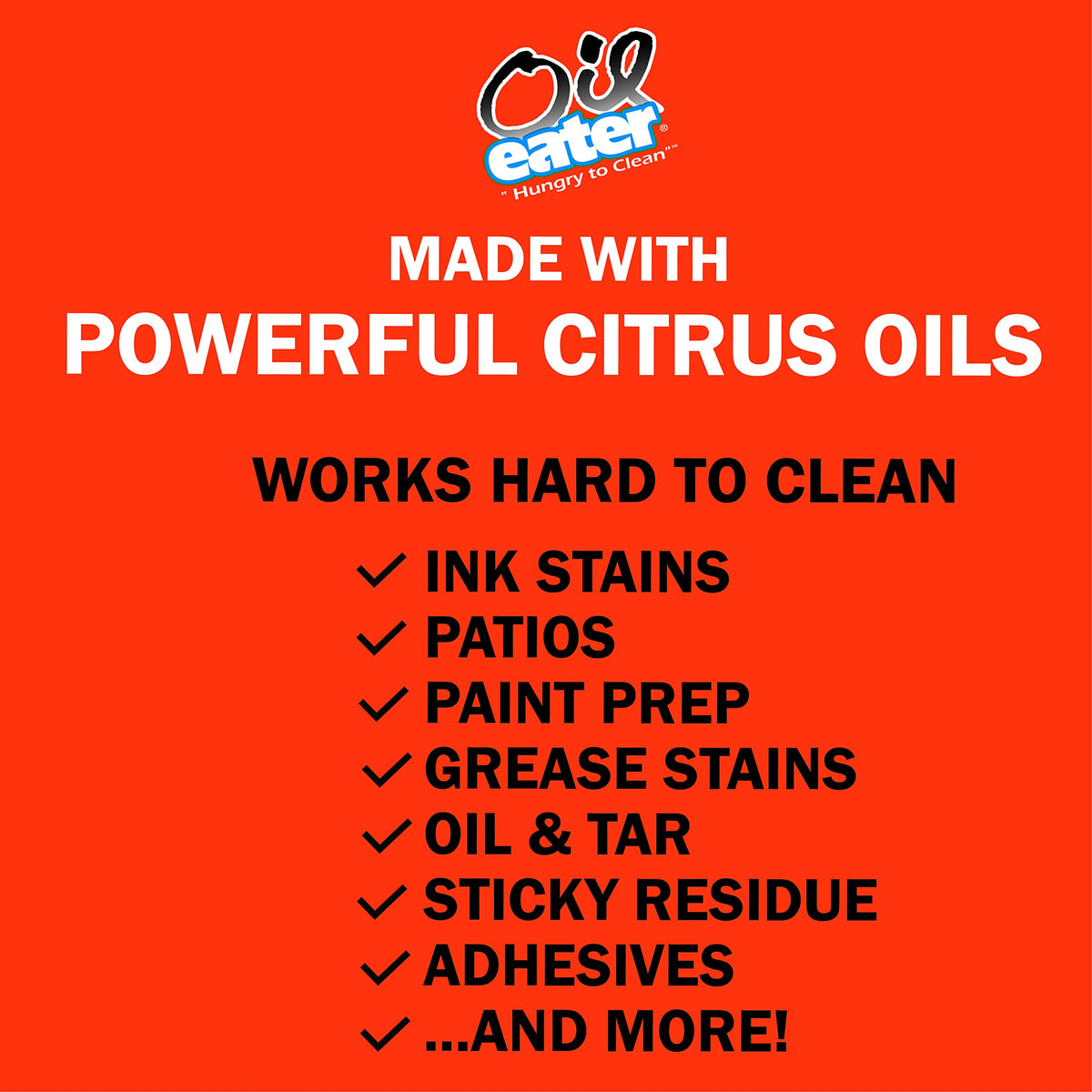 Oil Eater before and after on concrete highlighting deep stain lift