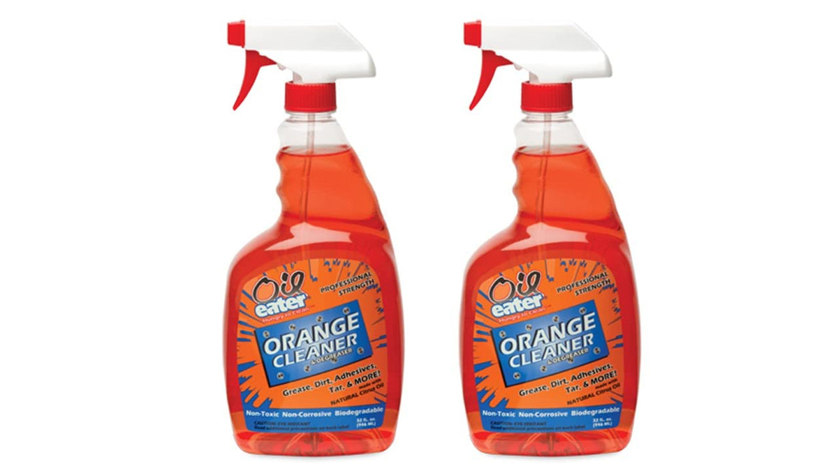 Oil Eater bottle front packaging showing label and citrus cleaner benefits