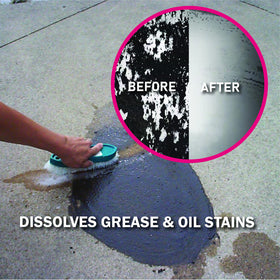 Oil Eater removing grime from automotive wheel for restored finish