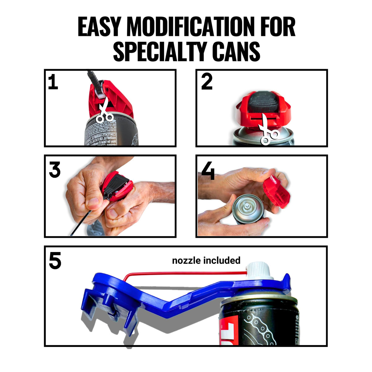 Oinker in garage lifestyle scene showing fast, mess-free chain maintenance