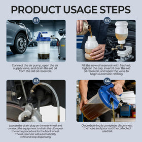 Ojtrtdr in use on car brake caliper showing solo operation and clean extraction benefit