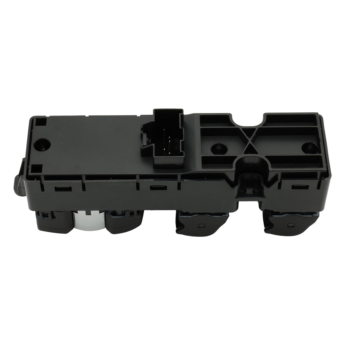 OKAY MOTOR lifestyle truck interior shot showing switch integrated into Ford Super Duty cabin